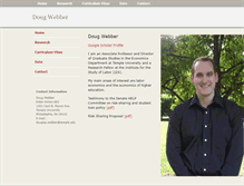 Tablet Screenshot of doug-webber.com